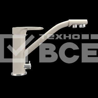 Кухонный смеситель Maunfeld MFQT-10LBG светло-бежевый