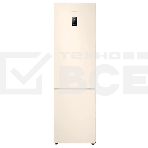 Холодильник Samsung RB37A5271EL/WT, бежевый двухкамерный 269/98л морозилка снизу, No Frost, фото2