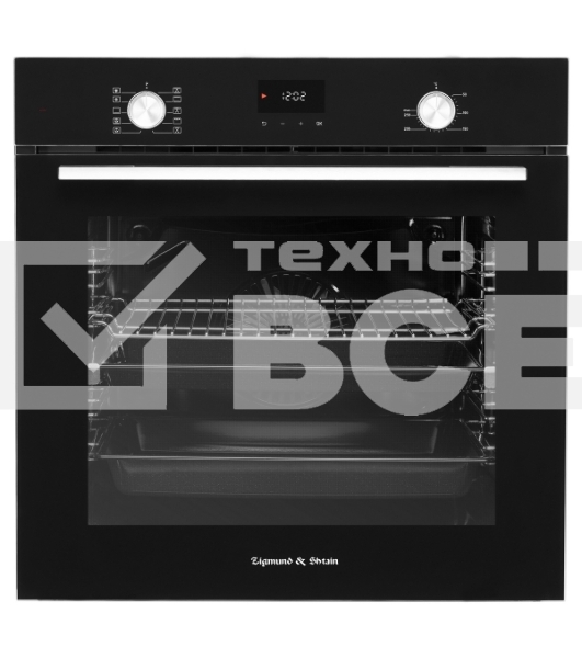 Духовой шкаф электрический Zigmund & Shtain E 156 B чёрный