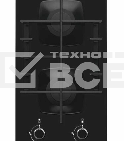Газовая варочная панель Gefest ПВГ 2002 черный