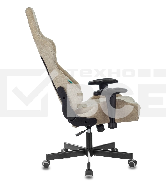 Кресло игровое Бюрократ VIKING KNIGHT LT21 FABRIC песочный крестовина металл/пластик