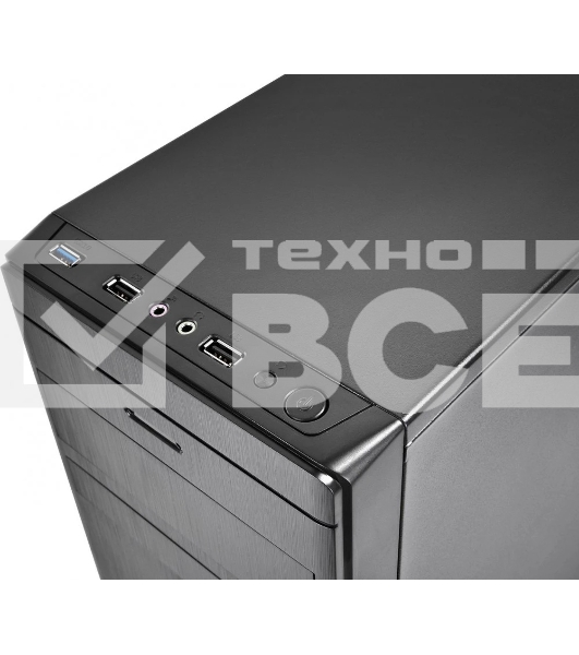 Компьютерный корпус Deepcool WAVE V2, mATX/mini-ITX, без БП, 1x USB 3.0, 2x USB 2.0