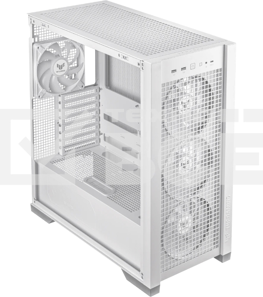 Компьютерный корпус ASUS TUF GAMING GT302 TG ARGb белый/GT302/ARGb FANS/WHT (90DC00I3-B19000)