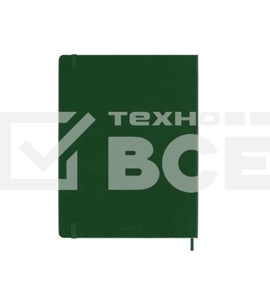 Блокнот MOLESKINE Classic, 192стр, в клеточку, твердая обложка, зеленый qp091k15