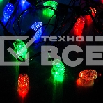 Гирлянда светод. Funray Шишки, SE-CONE-540M, 5M, 40 LED, мульти (3цв.), темно-зел. шнур 0,7м,, фото7