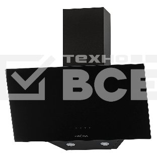 Наклонная вытяжка Krona HELGA 600 черный S