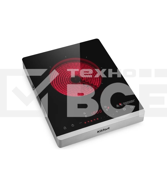 Плита настольная электрическая Kitfort КТ-146 черный