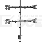 Кронштейн ONKRON D421E для четырех мониторов 13'-32' настольный, черный, фото 1
