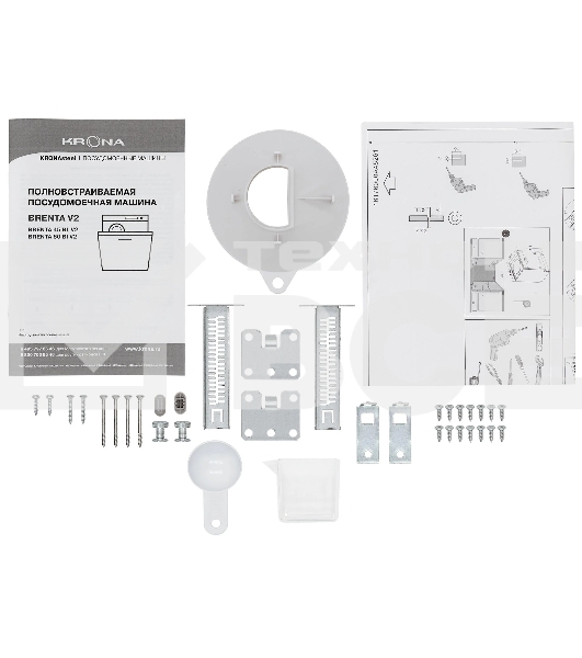 Встраиваемая посудомоечная машина Krona BRENTA 45 BI V2