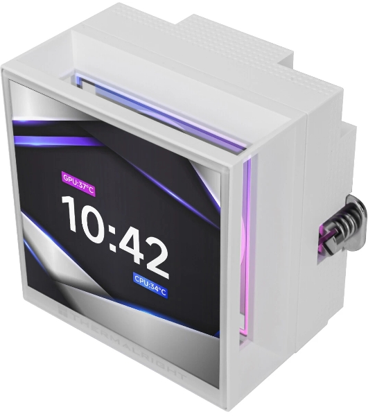 Водяное охлаждение для процессора Thermalright Hyper Vision 360 (360mm, LED, White, ARGB/Fans: 3x120mm, 69CFM, 27dBA, 2150RPM/Pump height 68mm, 6400RPM, Rad thickness 27mm/S: 1700, 1200, 1851, 115X, 2011, 2066, AM5, AM4)