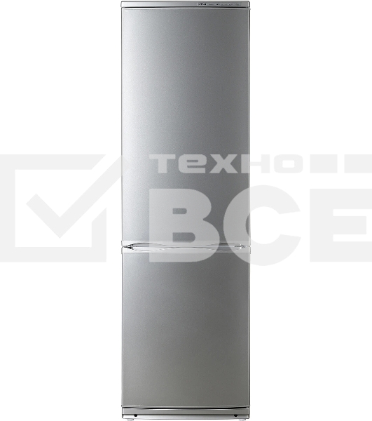 Холодильник Atlant ХМ-6024-080 серебристый двухкамерный 246/101л морозилка снизу