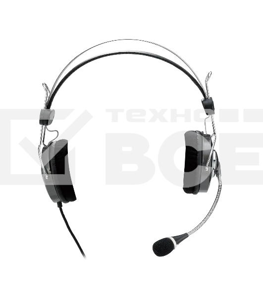 Гарнитура Genius HS-04SU черный/серый, проводная