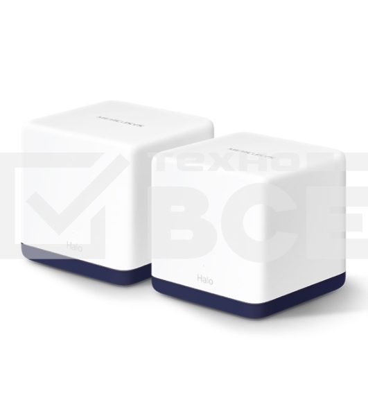 Система Mercusys MESH AC1900 Whole Home Mesh Wi-Fi System, 3× Internal Antennas, 3×GB ports (WAN/LAN) (2-pack)