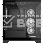 Компьютерный корпус XPG INVADER X BLACK (INVADERXMT-BKCWW) Mid-Tower Gaming ATX PC Case with Panoramic View, Tempered Glass Panels, and RGB Lighting Black, фото3