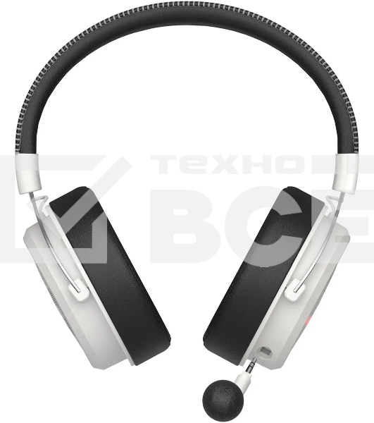 Наушники с микрофоном A4Tech Bloody MR590 Sports белый/черный 1.5м мониторные BT/Radio/3.5mm оголовье (MR590+ WIRED/SPORT WHITE)