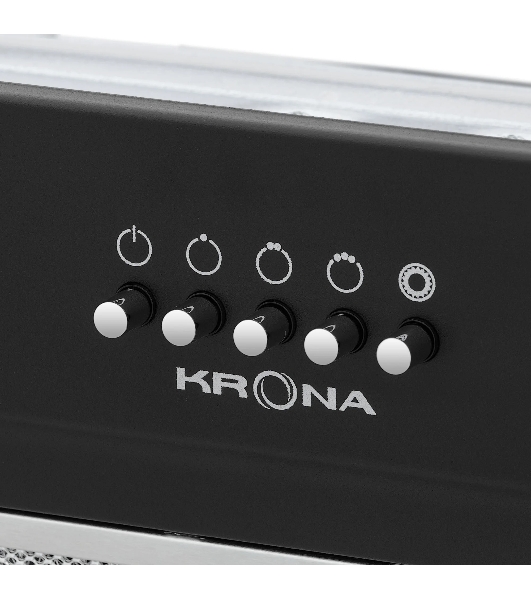 Встраиваемая вытяжка Krona KATE 600 BLACK PB K