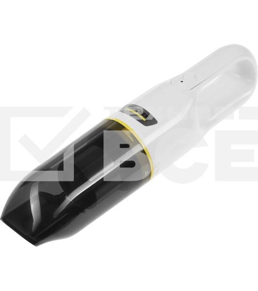 Пылесос ручной Karcher CVH 2 белый/черный, питание от аккумулятора, 70 Вт, уборка сухая, пылесборник 0.15 л, работа от АКБ max 10 мин.