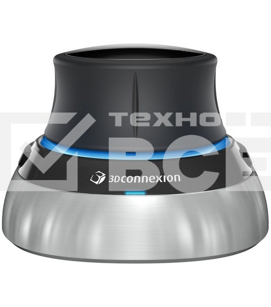 Мышь беспроводная 3DConnexion SpaceMouse Wireless (3DX-700115) черный/серебристый, радиоканал, Bluetooth, USB, кнопки - 2