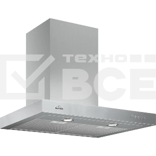 Вытяжка каминная Elikor Опал 60Н-650-Э3Д нержавеющая сталь, 59 см, 650 куб. м/ч, 60 дБ