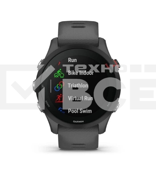 Смарт-часы Garmin Forerunner 255 темно-серый 45,6мм