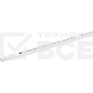 Лампа светодиодная Iek LLE-T8R-20-230-65-G13 T8 линейная 20Вт 2000Лм 230В 6500К G13 (аналог люм.лампы 36Вт длиной 1200 мм)