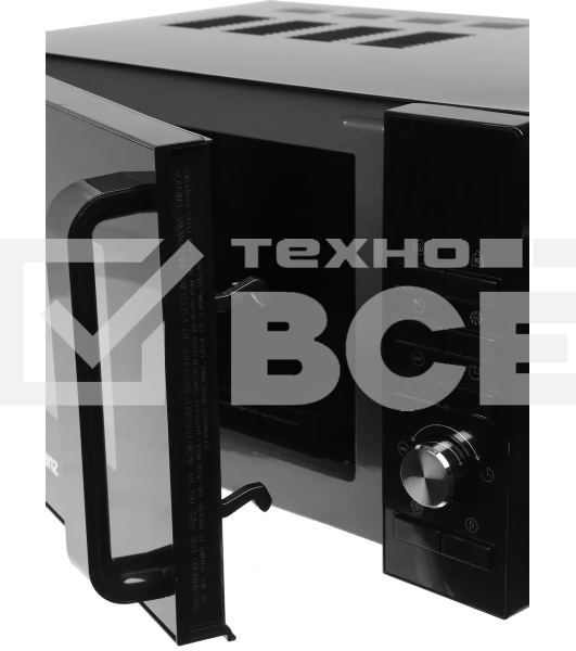 Микроволновая печь Galanz MOS-2402FDB черный, 20 л, 800 Вт, переключатели - кнопки/поворотный механизм