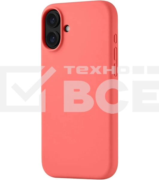 Чехол (клип-кейс) uBear для Apple iPhone 16 Plus Touch with MagSafe коралловый (CS416CR67PTH-I24M)