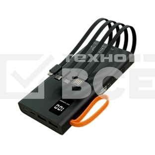 Портативный аккумулятор MORE CHOICE (4620202550538) PB22-10 с кабелем 2USB 2.1A - 10000mA черный