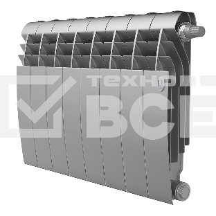 Радиатор Royal Thermo BiLiner 350 Silver Satin VR80 - 8 секц.