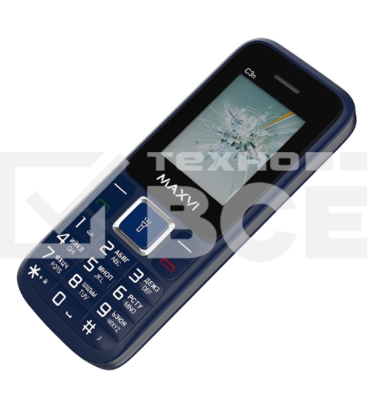 Мобильный телефон Maxvi C3n маренго