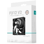 Вентилятор для корпуса Deepcool FD12 V2 120х120x25 черный 4-pin 35.6дБ (R-FD12V2-BKNPN1-G) Ret, фото2