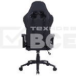 Кресло игровое Cactus CS-CHR-030BL черный, сиденье черный, эко.кожа, с подголов. крестовина металл, пластик черный, фото16