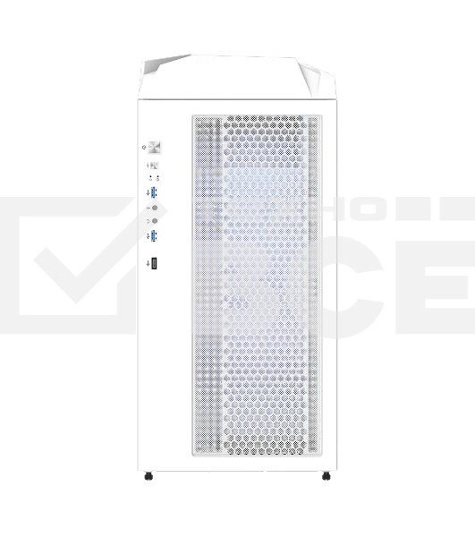 Корпус Gigabyte C301 Glass White MidTower, ATX, USB-C x1, USB3.0 x2, Audio I/O, GPU:400mm, Black, TG