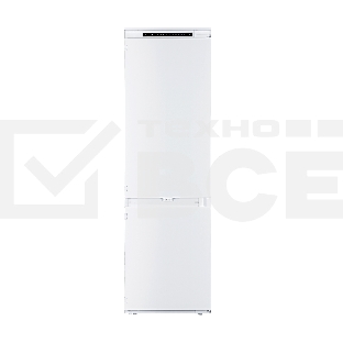 Встраиваемый холодильник LEX LBI177.2D белый двухкамерный 177/64 л морозилка снизу