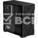 Компьютерный корпус Gigabyte C102B GB-C102G, без БП MicroATX 5x120мм 4x140мм 2xUSB3.0 audio bott PSU, черный, фото2