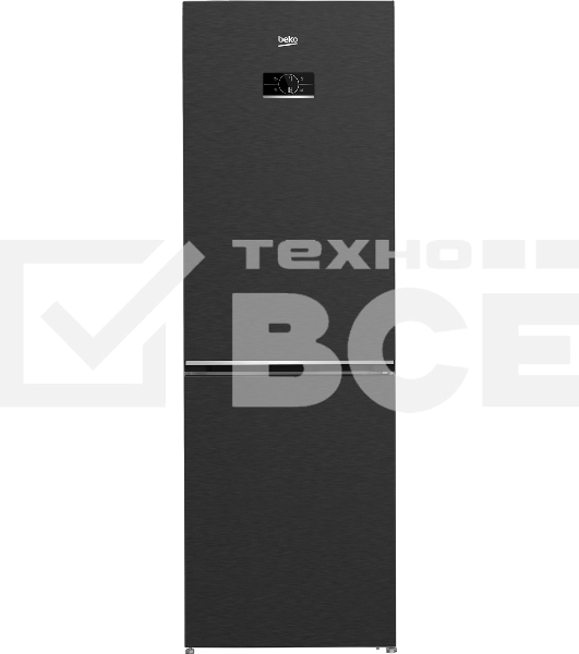 Холодильник Beko B5RCNK363ZXBR антрацит двухкамерный 220/100л морозилка снизу Total No Frost