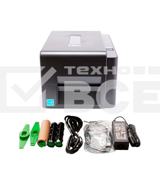 Термопринтер TSC TE210 (99-065A301-S1LF00) для печ.этик. стационарный черный