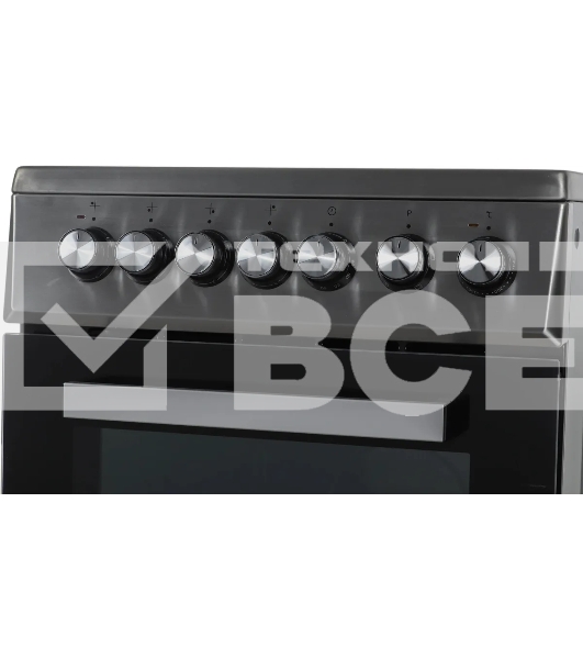 Плита электрическая Beko FSS57100GX серебристый, конфорок 4 шт, духовка 60 л, 50 см x 85 см x 60 см