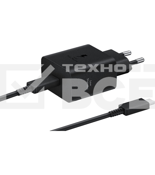 Сетевое зарядное устройство Samsung EP-T4511XBE 45W 3A (PD) USB Type-C для Samsung черный