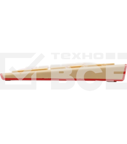 Клавиатура + мышь Acer OCC205 беспроводной USB, 1200 dpi, розовый/бежевый