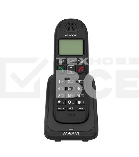Радиотелефон Dect Maxvi AM-01 черный