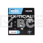 Кабель HDMI Wize AOC-8K-HM-HM-15M оптический, 15 м, 8K/60HZ 4:4:4, v.2.1, ARC, 19M/19M, HDCP 2.2, Ethernet, черный, коробка, фото5