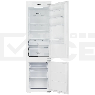 Встраиваемый холодильник Kuppersberg RBN 1964, High-Tech, полезный объем 309 л, No Frost, супер заморозка, инверторный компрессор, электронное управление, энергоэффективность А+