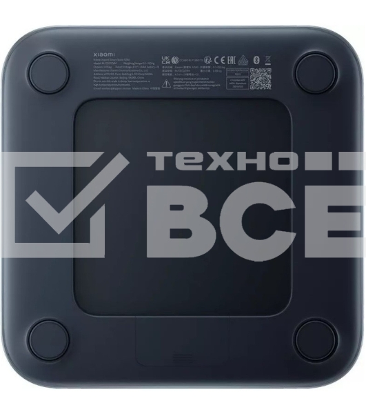 Весы напольные Xiaomi Mi Smart Scale S200 темно серый (BHR9239GL)