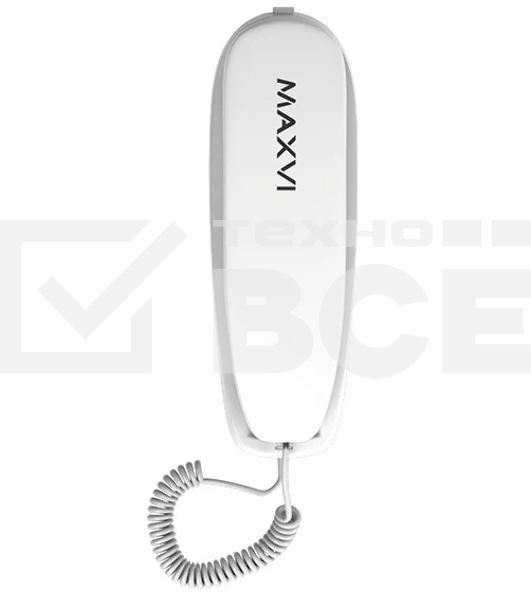 Телефон проводной Maxvi CS-01 белый