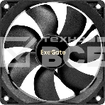 Вентилятор для корпуса ExeGate ExtraSilent ES12025S3P черный, 120 мм, 1300 об/мин, 22 дБ, 3 pin, фото 1