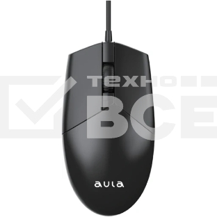 Мышь проводная AULA AM104 черный