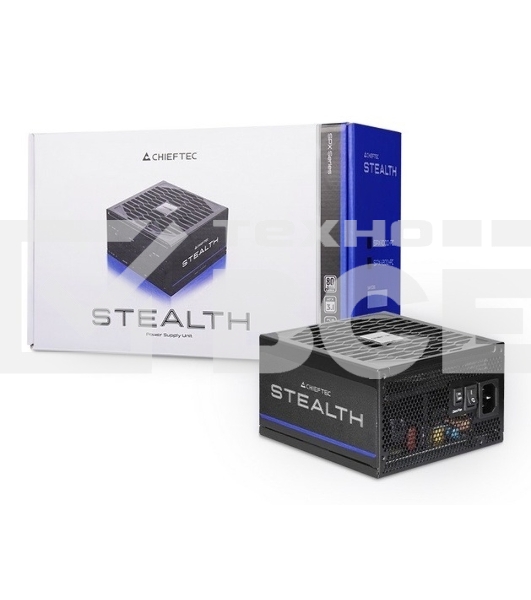 Блок питания Chieftec Stealth SPX-1000-FC (ATX 3.1, 1000W, 80 PLUS PLATINUM, Active PFC, 135mm fan, Gen5 PCIe, Full Cable Management) Retail