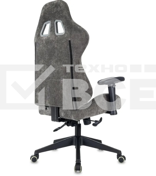 Кресло игровое Zombie 51 серый Light-19 крестов. металл