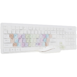 Комплект клавиатура+мышь Smartbuy 218346AG беспроводной, USB, 1500 DPI, белый